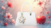 Elegant Floral Ladies Shoulder Bag